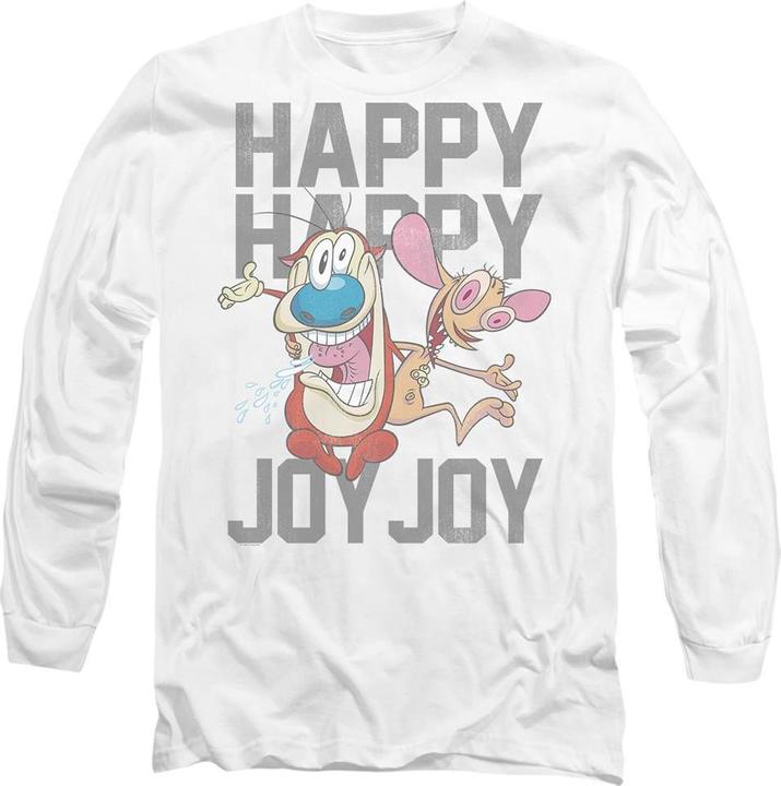 Ren & Stimpy Happy Happy Joy Joy TShirt (L)