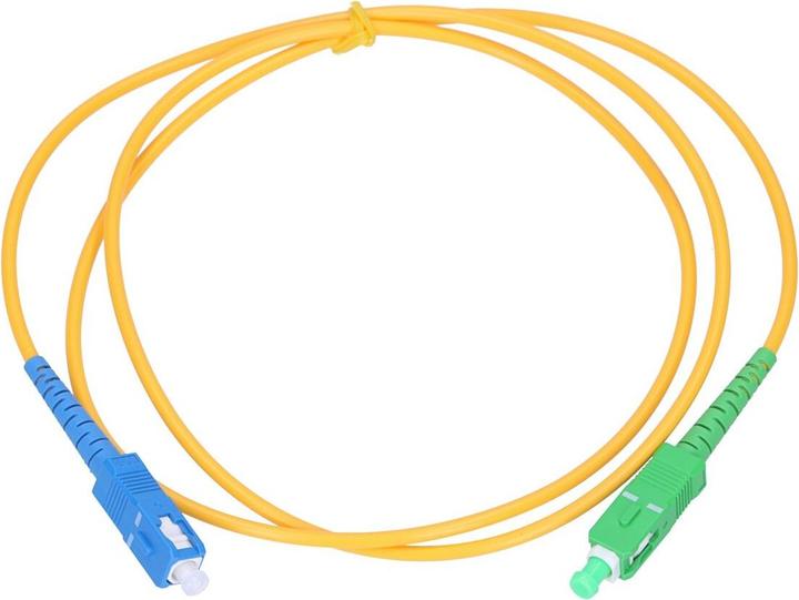 Actual product image Extralink SC/UPC-SC/APC | Patchcord | Jednomodowy, Simplex, 3mm, 10m (CAT6e, 10 m)
