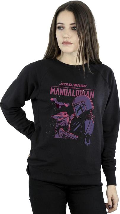 Immagine prodotto Star Wars The Mandalorian Hello Friend Felpa Donna (L)