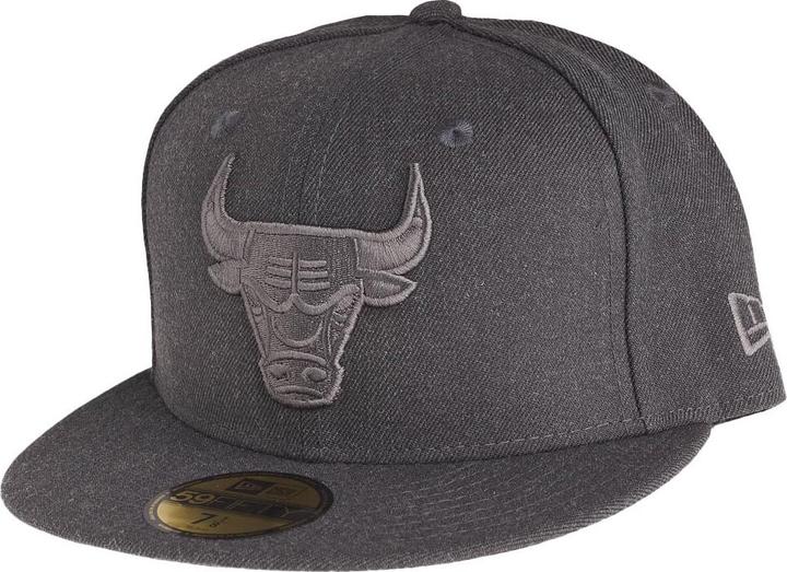 New Era 59Fifty Cap - GRAPHITE Chicago Bulls grau - 7 3/8 (7 3/8)