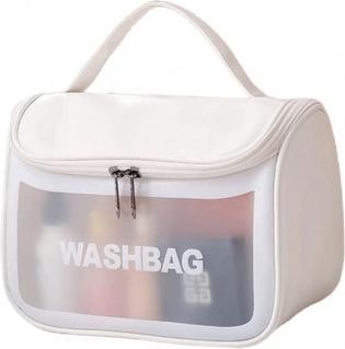 Ecarla Washbag Toiletry Bag Trunk White