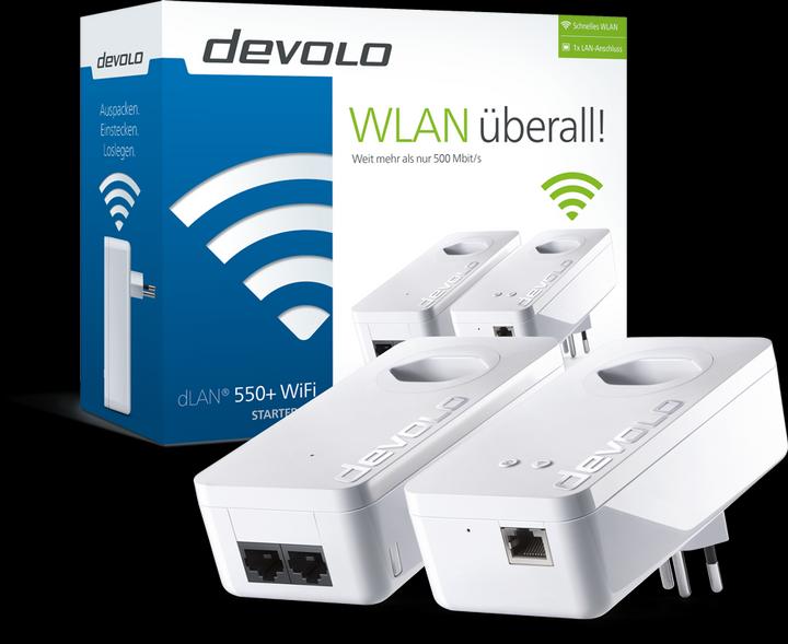 Image du produit Devolo dLAN 550+ WiFi Starter Kit (500 Mbit/s)