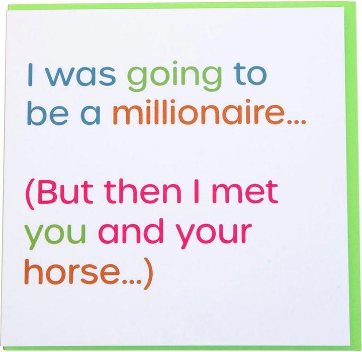 Produktbild Gubblecote Wortreich Grusskarte Millionaire Papier (1 Stk.)