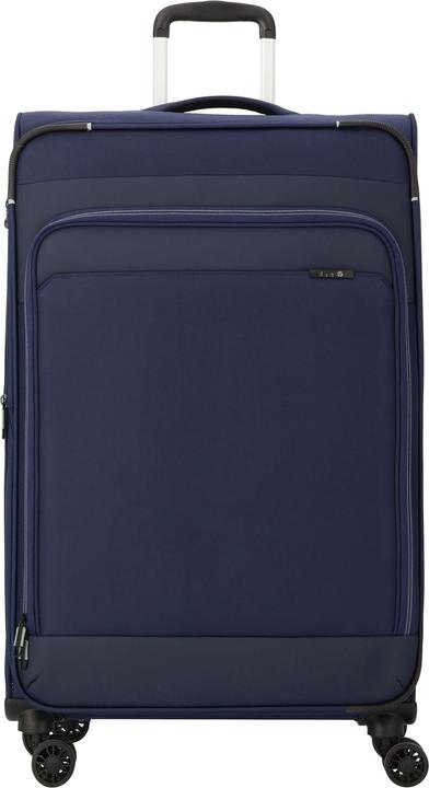 D&N Travel Line 9504 4 Rollen Trolley L 76 cm mit Dehnfalte (102 l, L (90 - 115l))