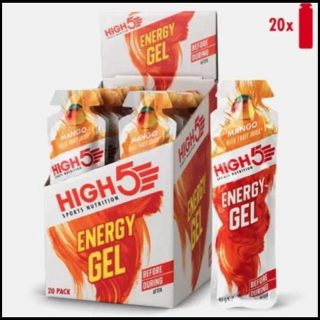 Image du produit High5 Boîte de gel énergétique (Baies, 20 pcs, 800 g)