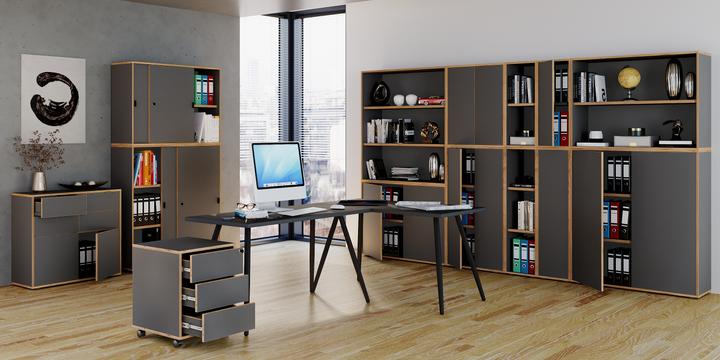 Image du produit VCM Armoire de bureau Salia portes coulissantes 5x L60