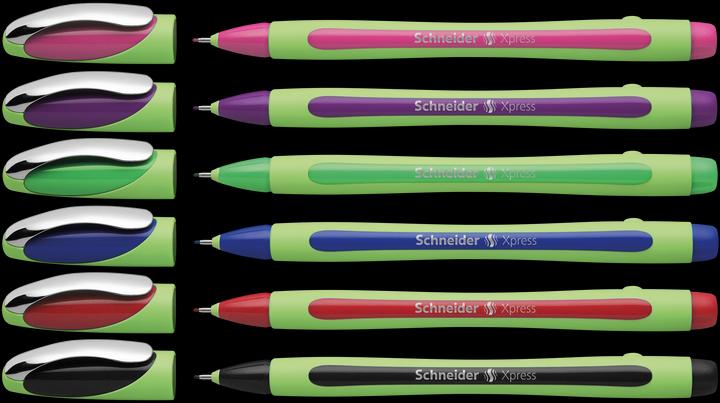 Produktbild Schneider 6 Xpress Fineliner farbsortiert 0,8 mm (Mehrfarbig, 6 x)