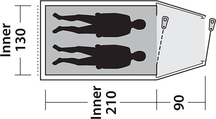 Image du produit Outwell Earth 2 (Tente tunnel, 3.70 kg, 2 personnes)