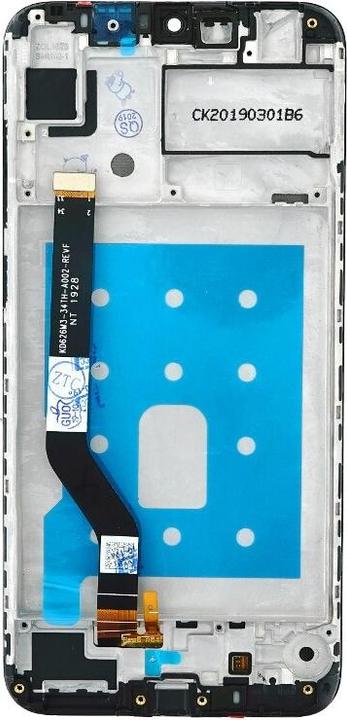 Produktbild OEM Display-Einheit + Rahmen für Huawei Y7 2019 schwarz (Display, Huawei Y7 (2019))