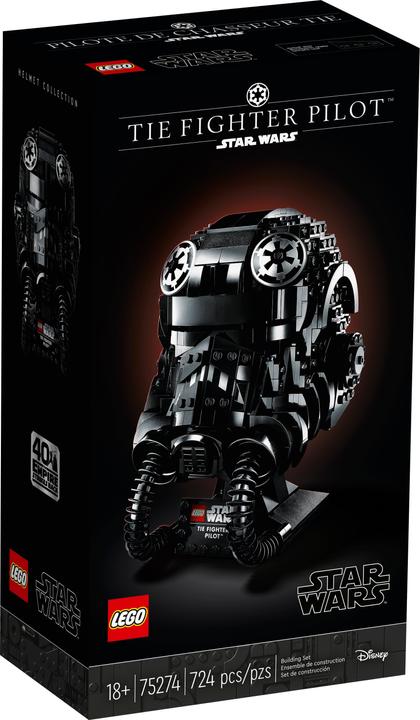Produktbild LEGO TIE Fighter Pilot Helm (75274, LEGO Star Wars)