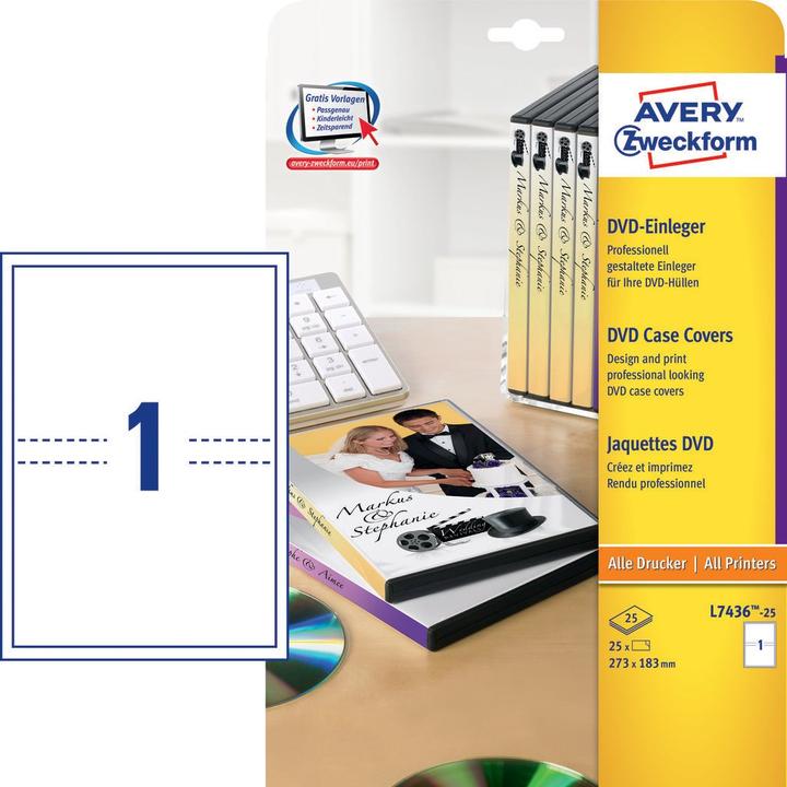 Produktbild Avery DVD-Einleger