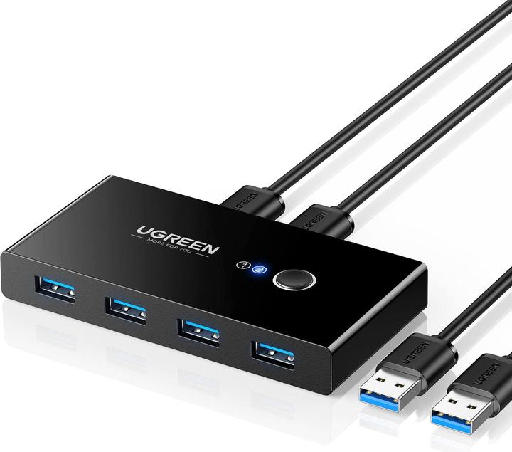 Actual product image Ugreen 2 In 4 Out Sharing Switch Box