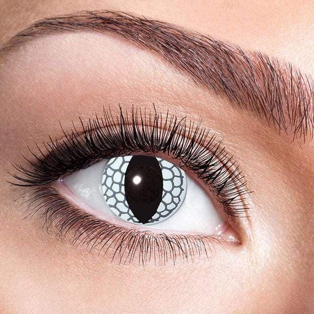 Actual product image Fasnacht Contact lenses White Dragon (White)