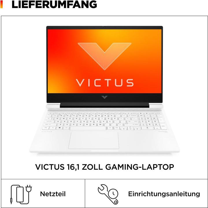 Actual product image HP VICTUS 16-r1153ng 16.1" FHD IPS 144Hz, Intel i5-14500HX, 16GB RAM, 512GB SSD, RTX 4050, Windows 1 (16.10", Intel Core i5-14500HX, 16 GB, 512 GB, DE)