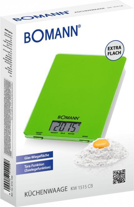 Produktbild Bomann KW 1515 CB Arbeitsplatte Quadratisch Elektronische Küchenwaage