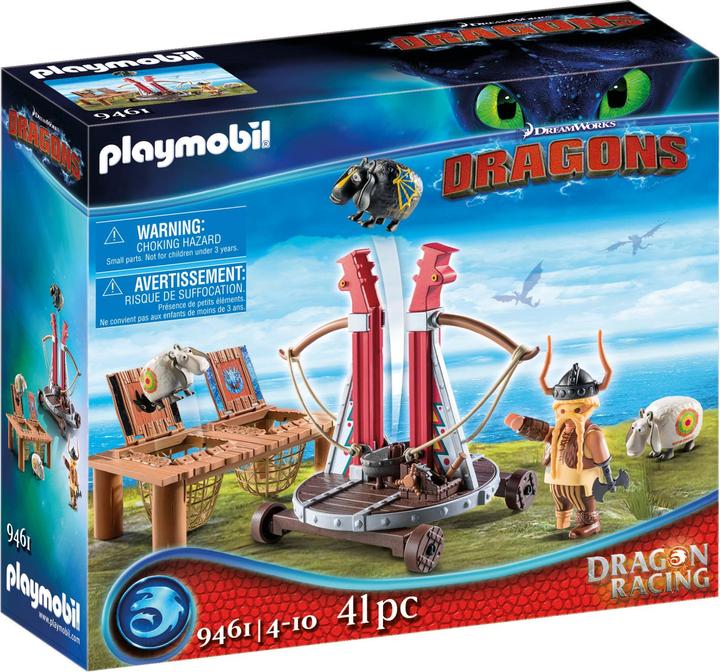 Playmobil Grobian mit Schafschleuder (9461, Playmobil Dragons)
