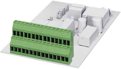 Actual product image Phoenix Contact 3 way high current double stack terminal