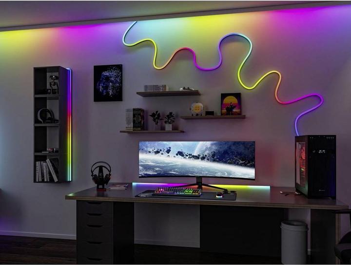 Immagine prodotto Paulmann Tubo flessibile EntertainLED Nero Neon (RGB, 500 cm, Interno)