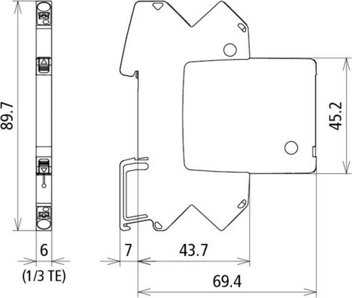 Produktbild Dehn Modularer Kombi-Ableiter für 1 Doppelad BCO ML2 BD HF 5