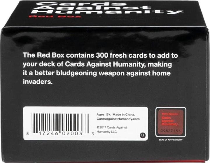 Actual product image Red Box (English)