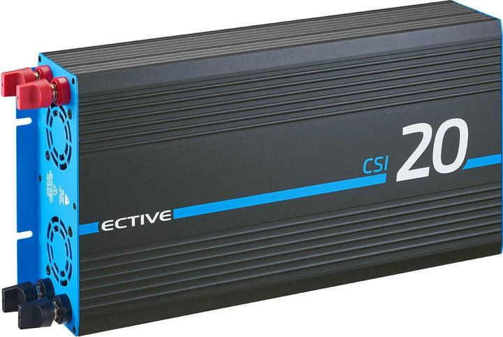 Image du produit Ective CSI 20 Sinus-Wechselrichter 2000W 12V mit Netzvorrangschaltung und Ladegerät (CH-Stecker)