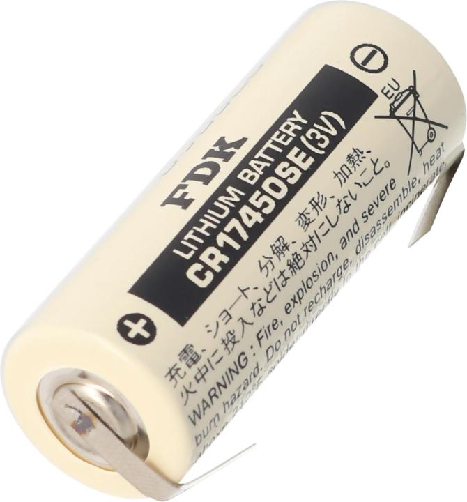 Image du produit FDK Batterie CR17450SE Size A, mit Lötfahne U-Form (1 pcs, A, 2500 mAh)