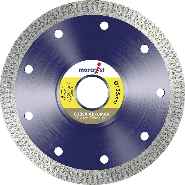 Actual product image Marcrist Diamond cutting disc CK850 AkkuMax 125 x 22.23 mm Tiles