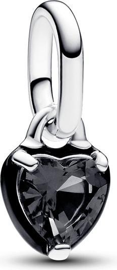 Immagine prodotto Pandora ME Cuore Chakra Nero Mini Charm (Argento 925, Smalto)