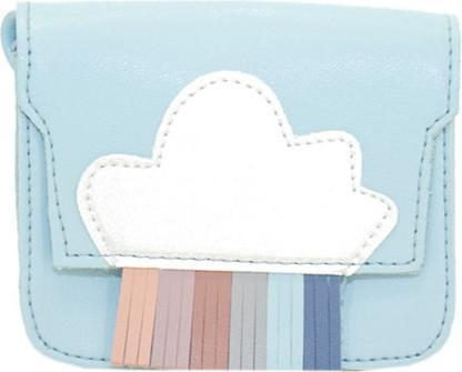 Yuko B. Tasche Mini Rainbow blau