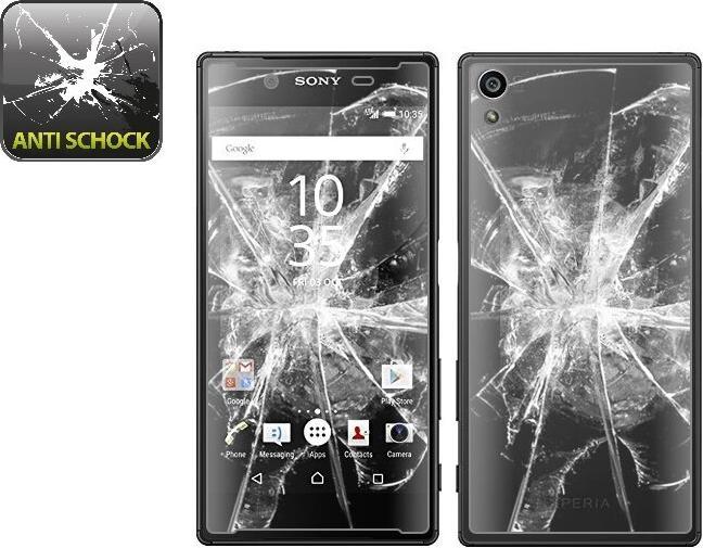 Produktbild Protectorking 4x Panzerfolie Anti-Shock HD Klar (4 Stück, Sony Xperia Z5 Premium)