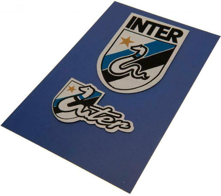 Produktbild Inter Milan FC Logo Aufnäher zum Aufbügeln Set 2erPack (2 x)