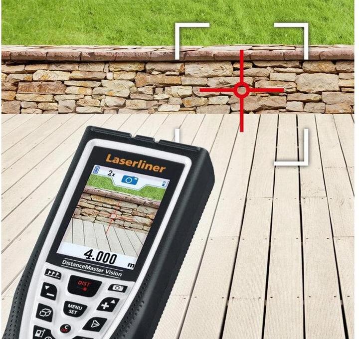 Actual product image Laserliner Laser Rangefinder DistanceMaster Vision (80m,Tilt,Cam) (80 m, 635 nm)