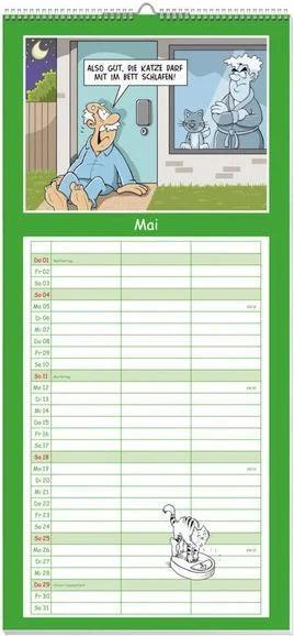 Actual product image Grandma & Grandpa - The pensioner planner 2025 (21 x 45 cm, German)
