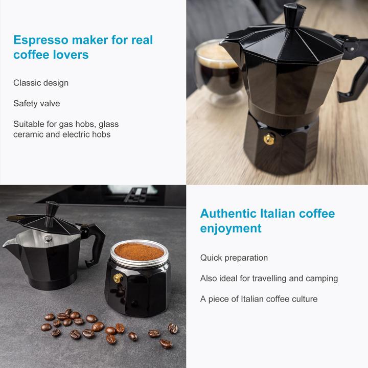 Produktbild Intirilife Espressokocher Mokka-Kanne (3 T.)