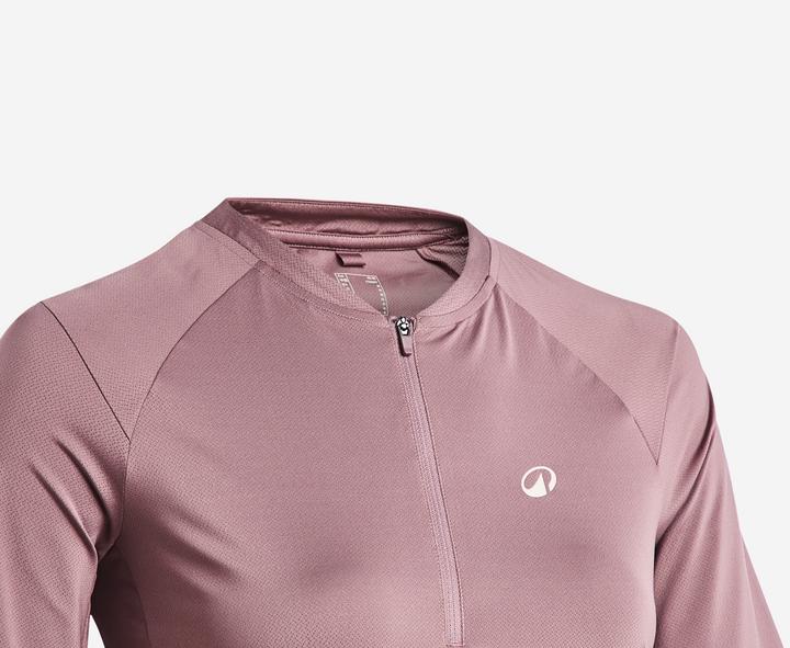 Rockrider Radtrikot kurzarm Cargo Damen rosa/grau (XS)