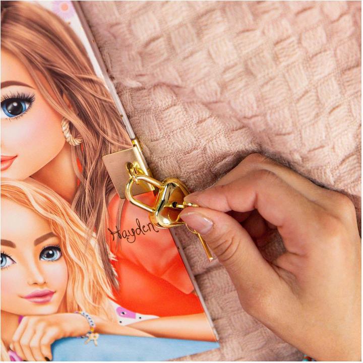 Produktbild Magni DEPESCHE TOPModel Tagebuch mit Schloss und Armband (Liniert, Weicher Einband)