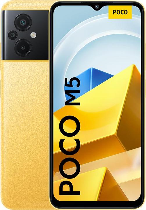 Produktbild Xiaomi Poco M5 (128 GB, Gelb, 6.58", Dual SIM, 50 Mpx, 4G)