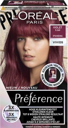 Immagine prodotto L'Oréal Paris L'Oreal Preference Vivids Colore per capelli 5.26 Viola (5.26 Viola)