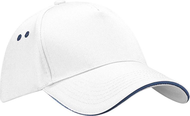 White, Dark Blue