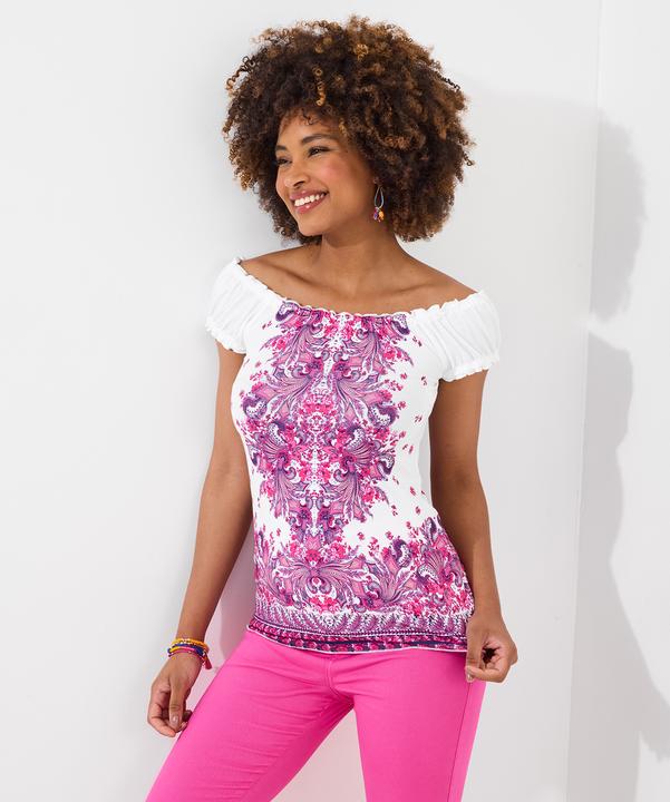 Actual product image Joe Browns Bright Boho Elasticated Jersey Top