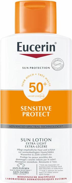 Immagine prodotto Eucerin Sensibile al sole (Crema solare, SPF 50+, 400 ml)
