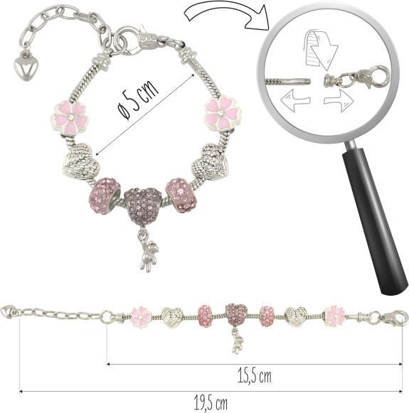 Immagine prodotto Ulysse Couleurs d'Enfance Bellissimo bracciale con motivo di orsacchiotti (Metallo)