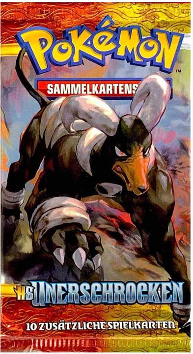 Actual product image Pokémon Heartgold Soulsilver Unerschrocken Booster - DE (German, Booster Pack)