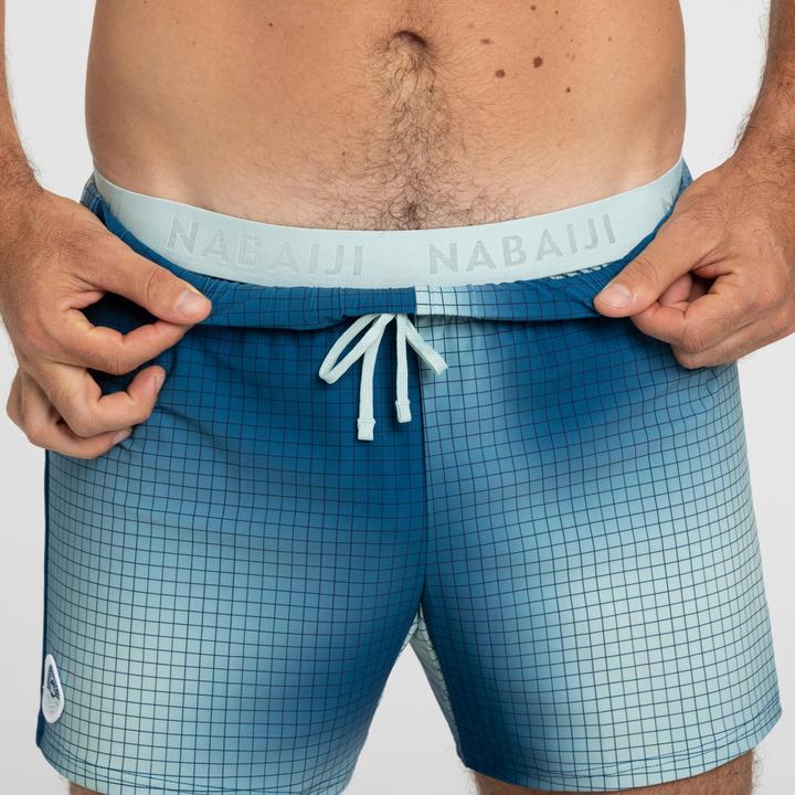 Produktbild Nabaiji Schwimmshorts Herren kurz - 100 Camo blau (XL)