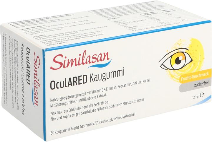 Similasan OculARED Kaugummi Frucht 60 (60 Stück, 154 g)