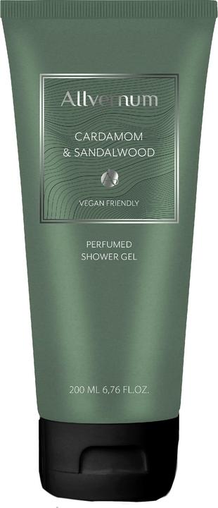 Allvernum Men Scrub Duschgel Kardamom & Sandelholz 200ml (200 ml)