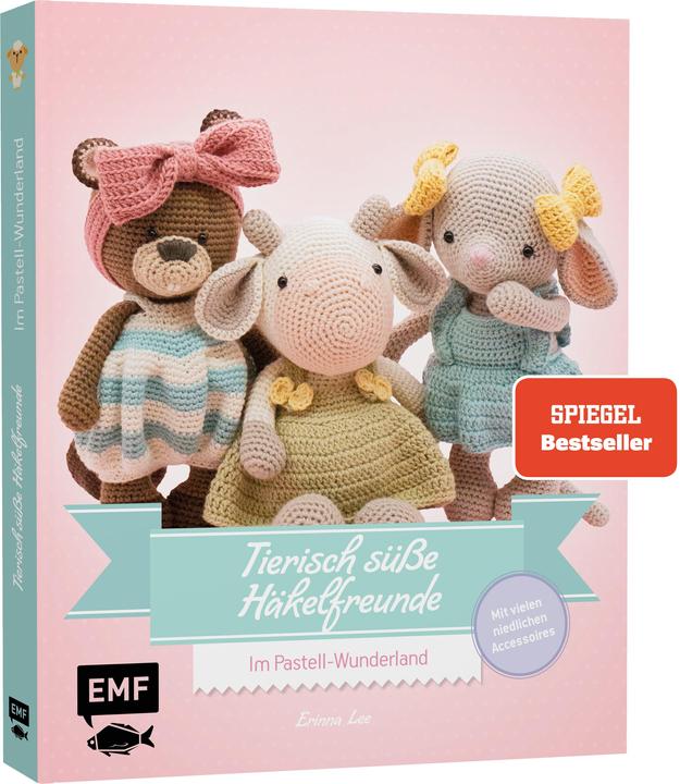 Image du produit Tierisch süsse Häkelfreunde – Im Pastell-Wunderland (Allemand, Erinna Lee, 2021)