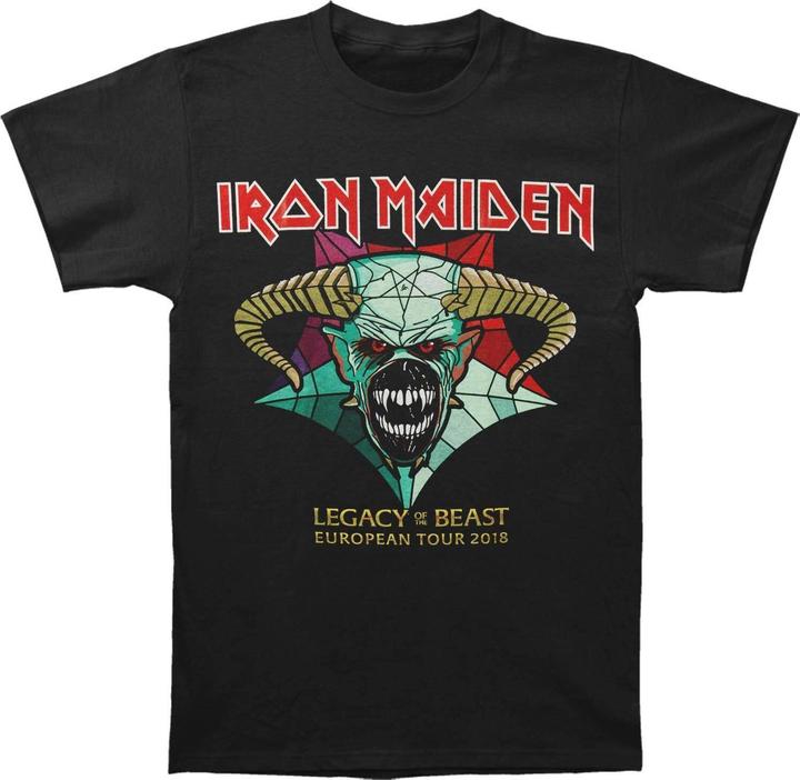 Music Brand T-shirt Erwachsene mit Rückenaufdruck