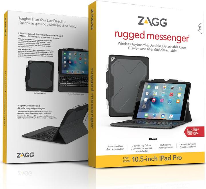 Image du produit Zagg Messager robuste (CH, iPad Pro 10.5 2017 (1. Gen), iPad Air 2019 (3. Gen))