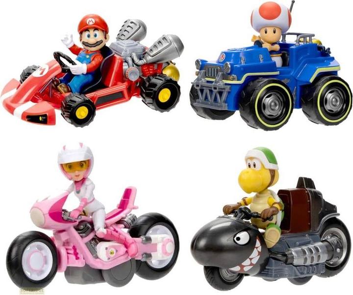 Image du produit Jakks Pacific Super Mario Movie 2.5 Inch Figure with Pull Back Vehicle ( 1 pc)